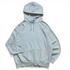 Vintage Y2K Nike Center Swoosh Hoodie Gray Oversized Sweatshirt Men  s - Medium