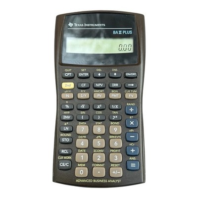 Texas Instruments BA II Plus Advanced Business Analyst Calculator With Cover