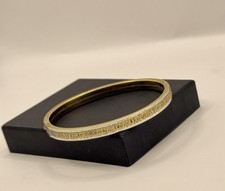 Vintage Armreif 925 Silber vergoldet – Bicolor Gold Silber klassisch