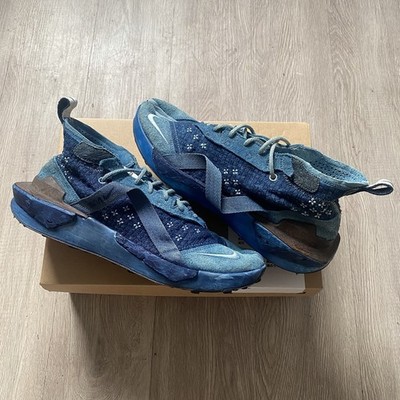 Nike ISPA Drifter Indigo Navy Blue DO6645-400 Sz 10.5 Worn 1x Buaisou Tabi Men
