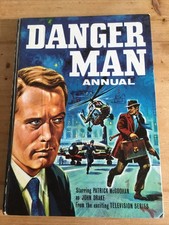 DANGER MAN ANNUAL  c mcmlxv 1965 Patrick McGoohan  as John Drake Hbk