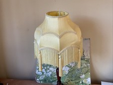 BesokeByAllied Creation.Fringed Yellow Lamp Shade .new.no 3 of 3