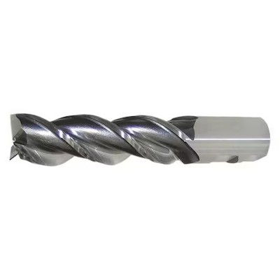 Cleveland C40350 3-Flute Pm+ Hss-E Square Cc Single High-Helix End Mill