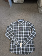 NEW NWT MENS TOMMY HILFIGER LONG SLEEVE PLAID BUTTON DOWN SHIRT SIZE SMALL