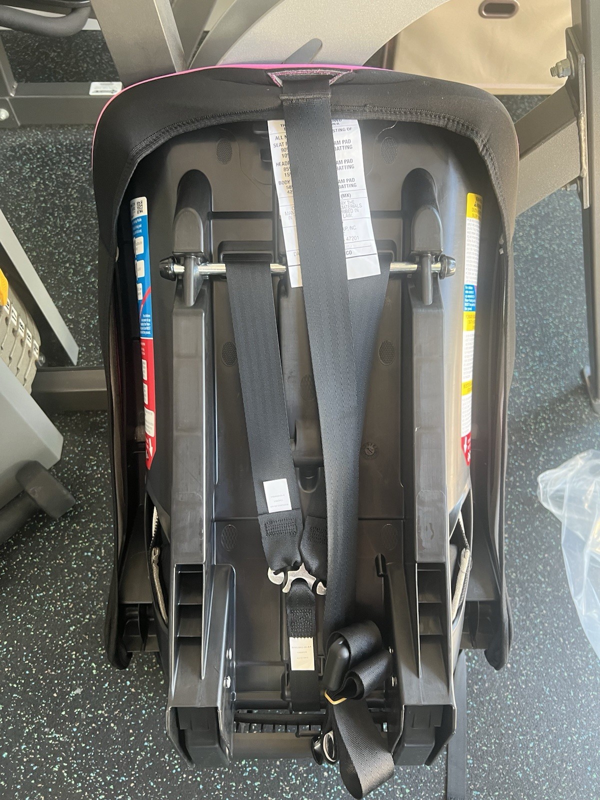 All-in-one convertible car seat for infants and toddlers, unisex