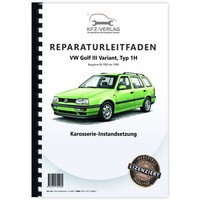 VW Golf 3 Variant 1H (93-99) Karosserie Unfall Instandsetzung Reparaturanleitung