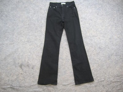 Levis 512 Perfectly Slimming Bootcut Jeans Womens 6 Long Black Stretch Denim