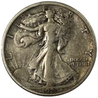 1923-S San Francisco Walking Liberty Silver Half Dollar 50C Very Fine VF+