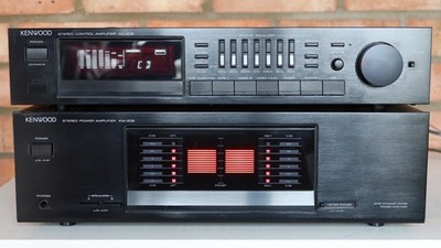 Kenwood KM-208 Power Amplifier & KC-208 Control/Pre Amp + Remote