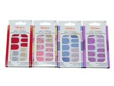 4 Pk  SALLY HANSEN Salon Effects Nail Strips *ASSORTED COLORS*  You Choose