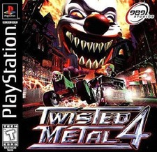 Twisted Metal 4 - PS1 PS2 Playstation Game Only