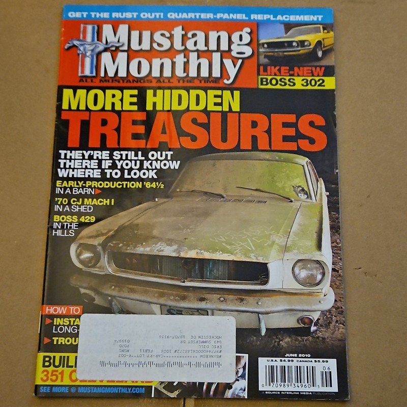 Mustang Monthly June 2010 Issue 6 More Hidden Treasures Illustrated English