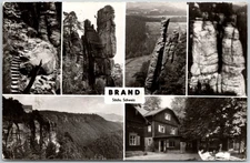 Brand East Germany Saxon Switzerland Rock Formations