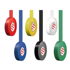 SWRT 6 Pack Colored Electrical Tape, 0.75 in x 66 FT High Temp Electric Tape Und