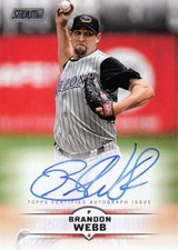 2025 Stadium Club #SCBA-BWE Brandon Webb Base Autographs