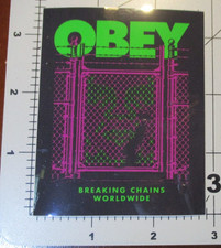 SHEPARD FAIREY Obey Giant Breaking Chains STICKER decal poster print C