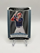 2024 Leaf In The Game Used Verge of Greatness Platinum Dylan Crews #VG-14 RC Nat