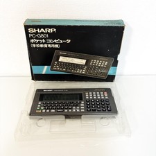 Vintage Sharp PC-G801 Pocket Computer Programmable Calculator CASL Japan