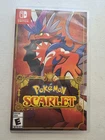 Pokemon Scarlet Game For Nintendo Switch - Cartridge & Case