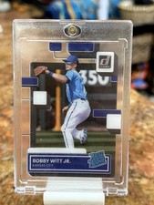 2025 Panini Chronicles Clearly Donruss Bobby Witt Jr #74 (RC) Rated Rookie Clear