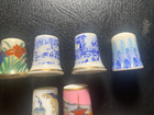 JUNK DRAW  Thimbles    JAPAN        Lot of  7     Porcelain   JAPAN — photo 3