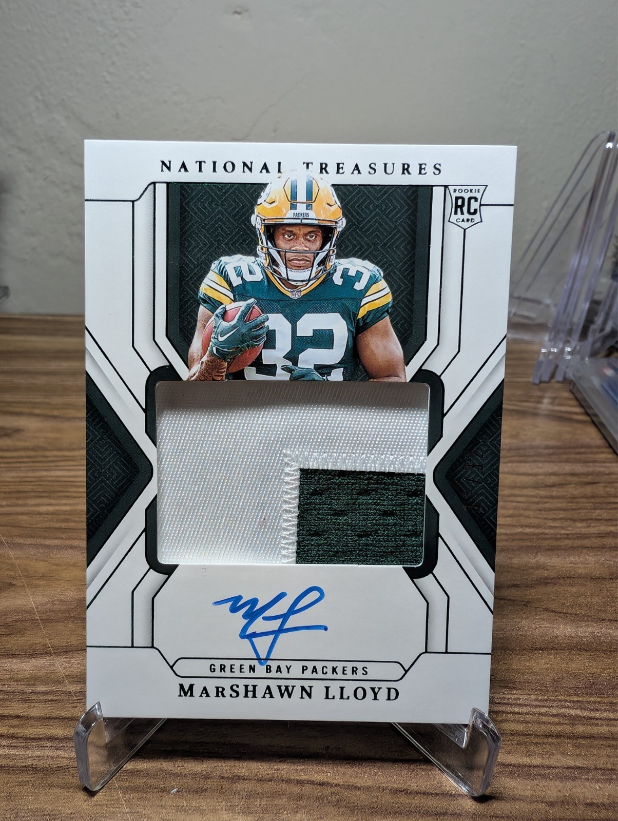 2024 National Treasures MARSHAWN LLOYD  #181 Green RPA RC Jersey Patch Auto /32