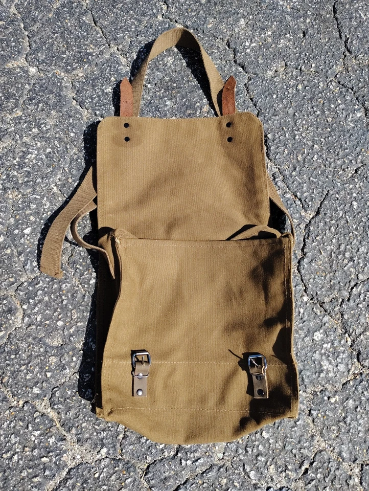 Bolso Mensajero Cartera Estilo Militar Rothco Hebillas de Cuero 100% Algodón Foto 2 de 4