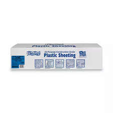 Plastic Sheeting 4 Mil X 6 Ft. X 100 Ft. Polyethylene Black 1 Pk