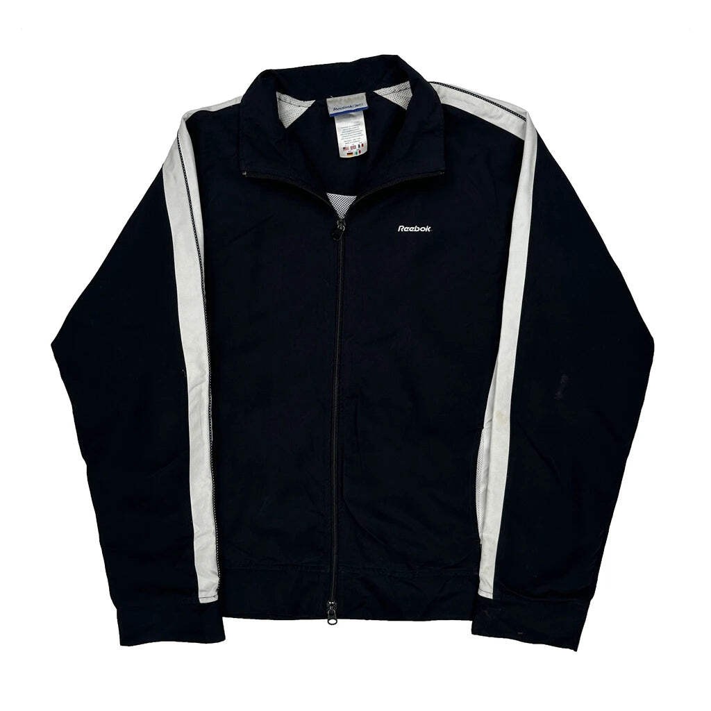 Reebok Track Jacket - Small White Polyester - image 1