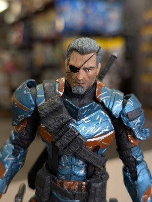 DC Collectibles Batman Arkham Origins DEATHSTROKE Unmasked Loose 6