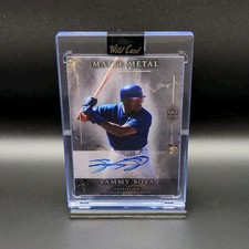 Wild Card True 1/1 Matte Metal Sammy Sosa Autograph 2026 Baseball Card