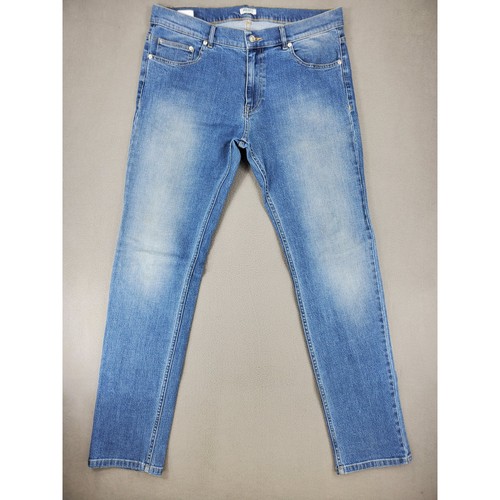 Kenzo Slim Jeans Mens 34 Blue Designer Medium Wash Stretch Denim Paris