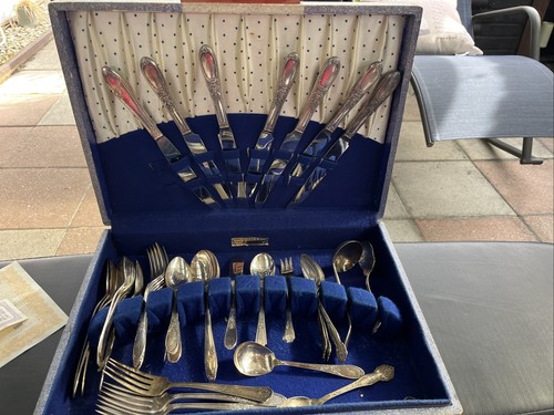 VTG 1847 WM ROGERS MFG CO AA IS Silver-plated Flatware - Picture 1 of 20