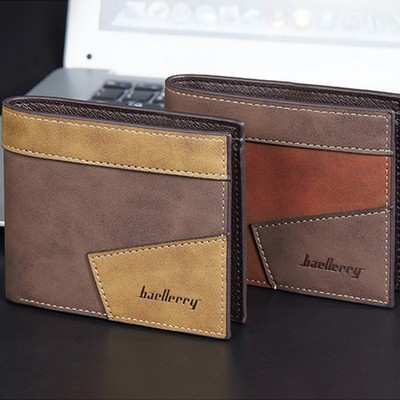 Men Short Leather Wallet Money Clip Bifold Credit Card Holder Cash Pocket RFID