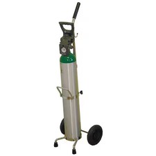 Saftcart Mde-6X Cylinder Trolley, 38 In. H, 100 Lb.