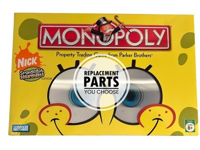 2005 Monopoly Spongebob Squarepants REPLACEMENT PARTS PIECES YOU CHOOSE