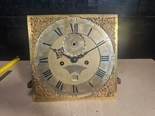 Antique 8 day Longcase granfather clock movement BRASS DIAL RICH PURRATT NEWPORT