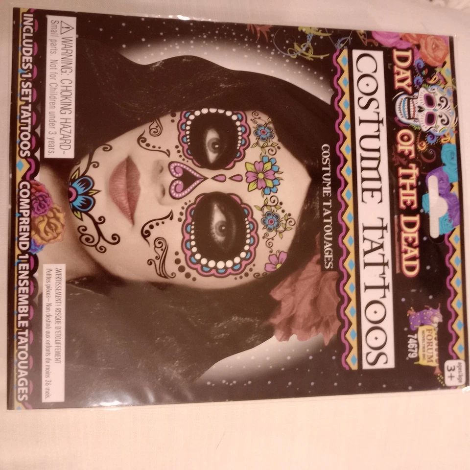 Dio de Los Muertos Face Stickers - Image 2 of 4