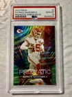 2023 Panini Prizm #2 PATRICK MAHOMES Prizmatic Green Wave PSA 10 GEM MINT Chiefs