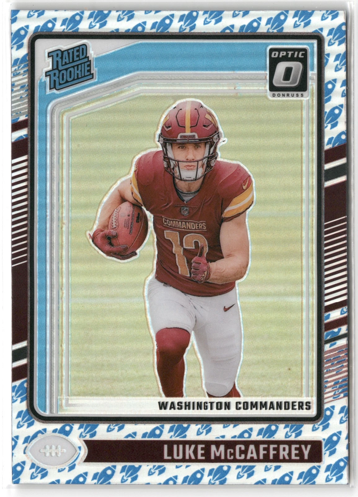 2024 Donruss Optic Luke McCaffrey Rocket #268