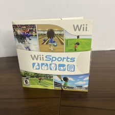 Wii Sports Case Sleeve And Manual Only NO GAME