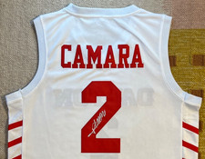 Toumani Camara Signed Autograph Dayton Flyers NCAA Jersey NBA Trail Blazers