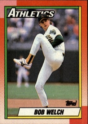 1990 Topps #475 Bob Welch - BB