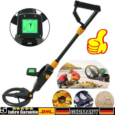 Professioneller LCD Metalldetektor Gold Metal Detector Wasserdicht Tiefensonde!