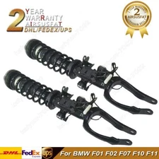 2x Front Left & Right Shock Absorber Strut 4WD w/EDC For BMW F01 F02 F07 F10 F11