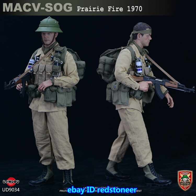 その他 UJINDOU 1/6 MACV-SOG Prairie Fire 1970 MACV SOG Prairie Fire 1970 UJINDOU 1/6 Scale Male Action