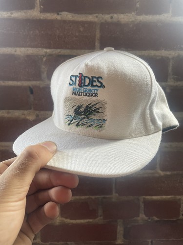 St Ides Malt Liquor White Snapback Hat 