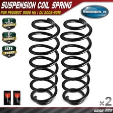 2x Coil Spring Rear Side Suspension for Peugeot 3008 0U 09-16 1.2 1.6 2.0 RA6143