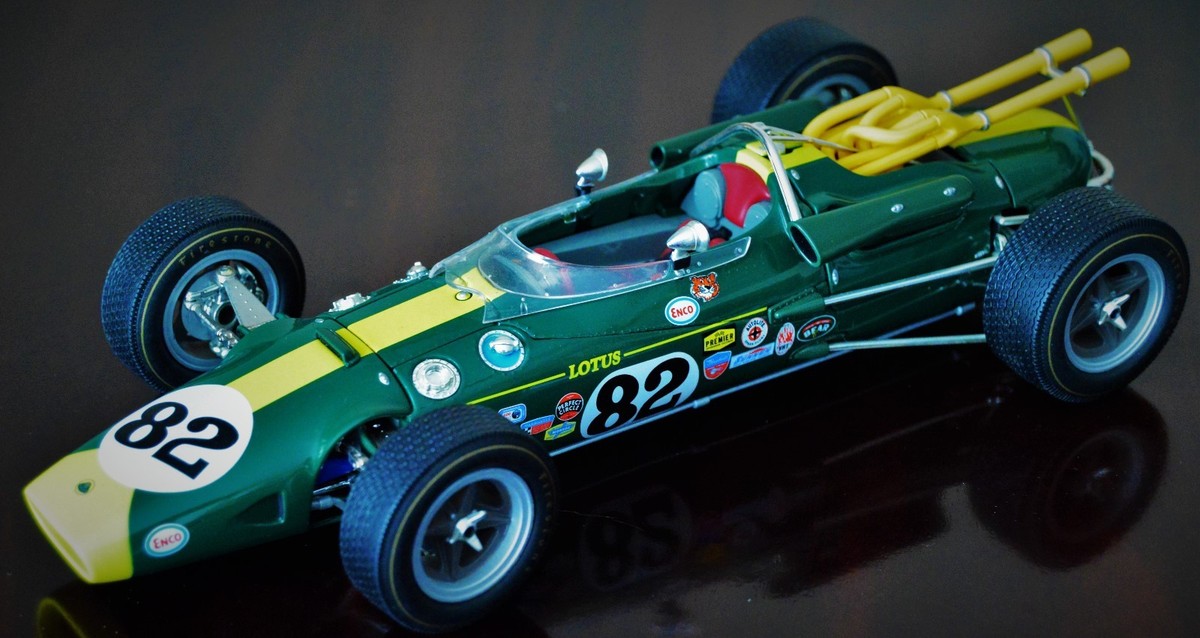 THOSE FAMOUS FORDS シリーズ　　INDY LOTUS 緑色 Lotus Ford Race Car Formula 1 Racing Classic IndyCar Indy