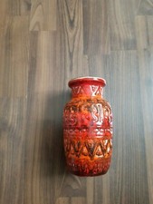 Vintage Keramikvase von BAY Modell 92 - 17 teittypische Glasur in Rott&ouml;nen 17 cm